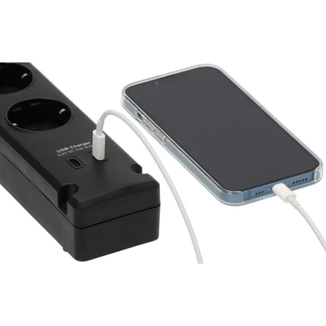 Brennerstuhl Bremounta multiprise avec 2 prises de charge USB C | 5 fois | noir | 3m h05vv-f 3g1.5 - 1150660415