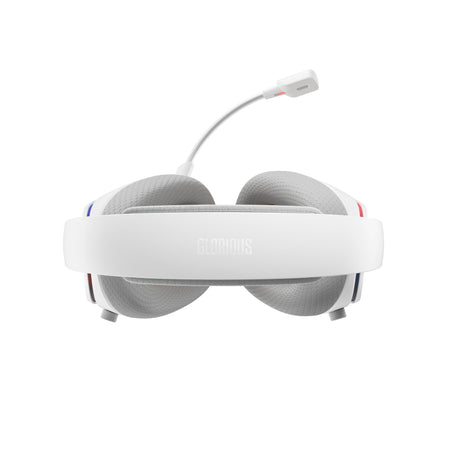 Glorious GHS Eternal RGB - Casque de jeu stéréo RVB Casque de jeu supra-auriculaire (Blanc, PC, PS5, PS4, Switch, USB-C)