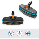Gardena CleanSystem en acier avec pinceau doux pour plus grand,