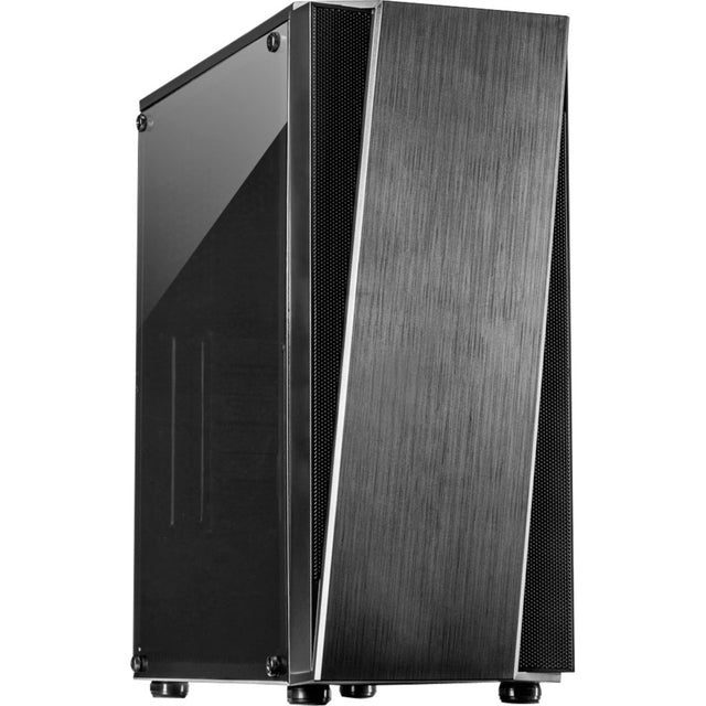 Boîtier tour midi Inter-tech T-11 Televen (noir | 3x USB-A | fenêtre)