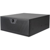 Boîtier rack Silverstone rm44 (noir | 4u | usb type-c | 2x ventilateur de boîtier 80 mm inclus)
