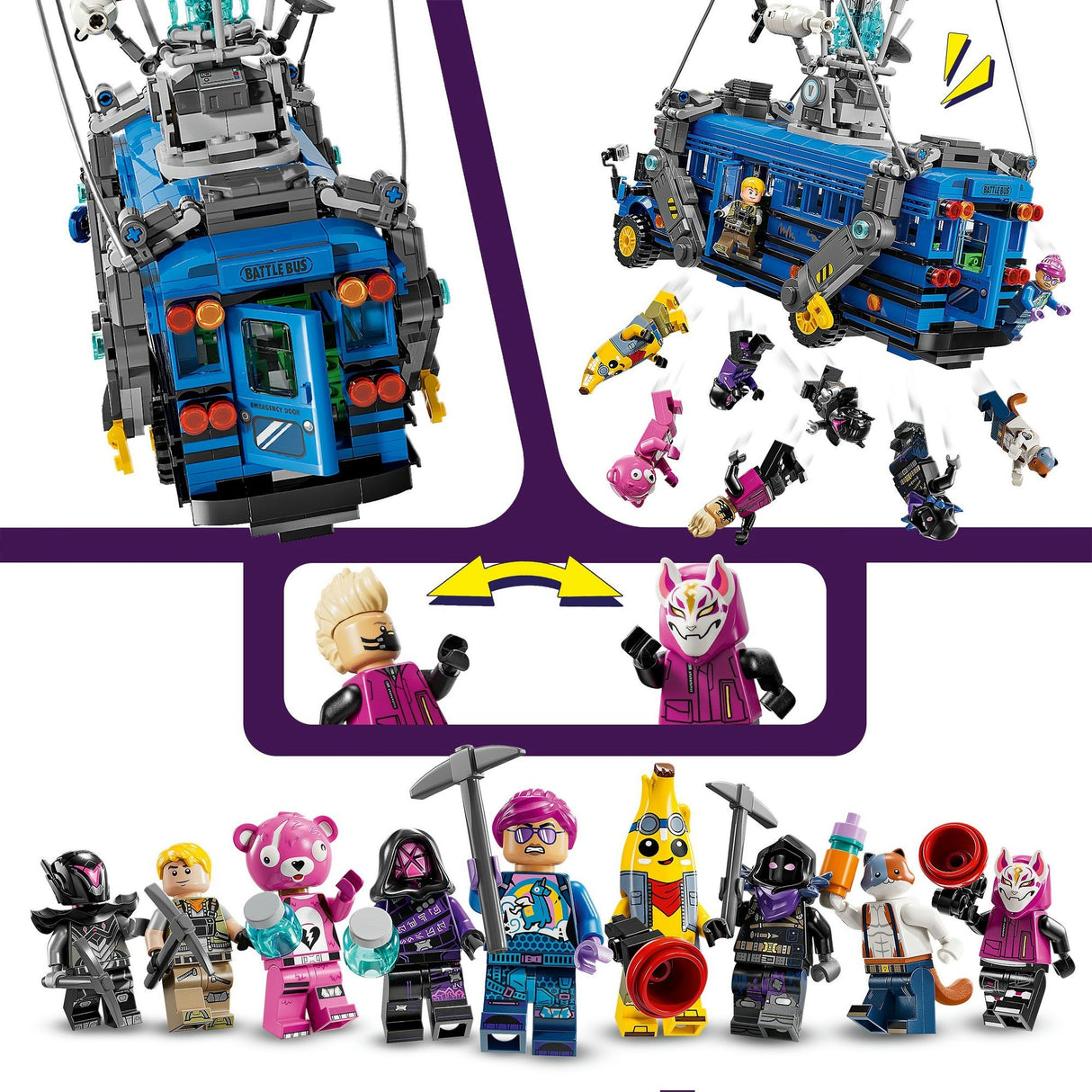 Lego fortnite 77073 bus de combat