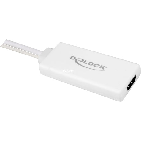 Delock Adaptateur VGA + audio > HDMI (blanc, 0,25 mètres)