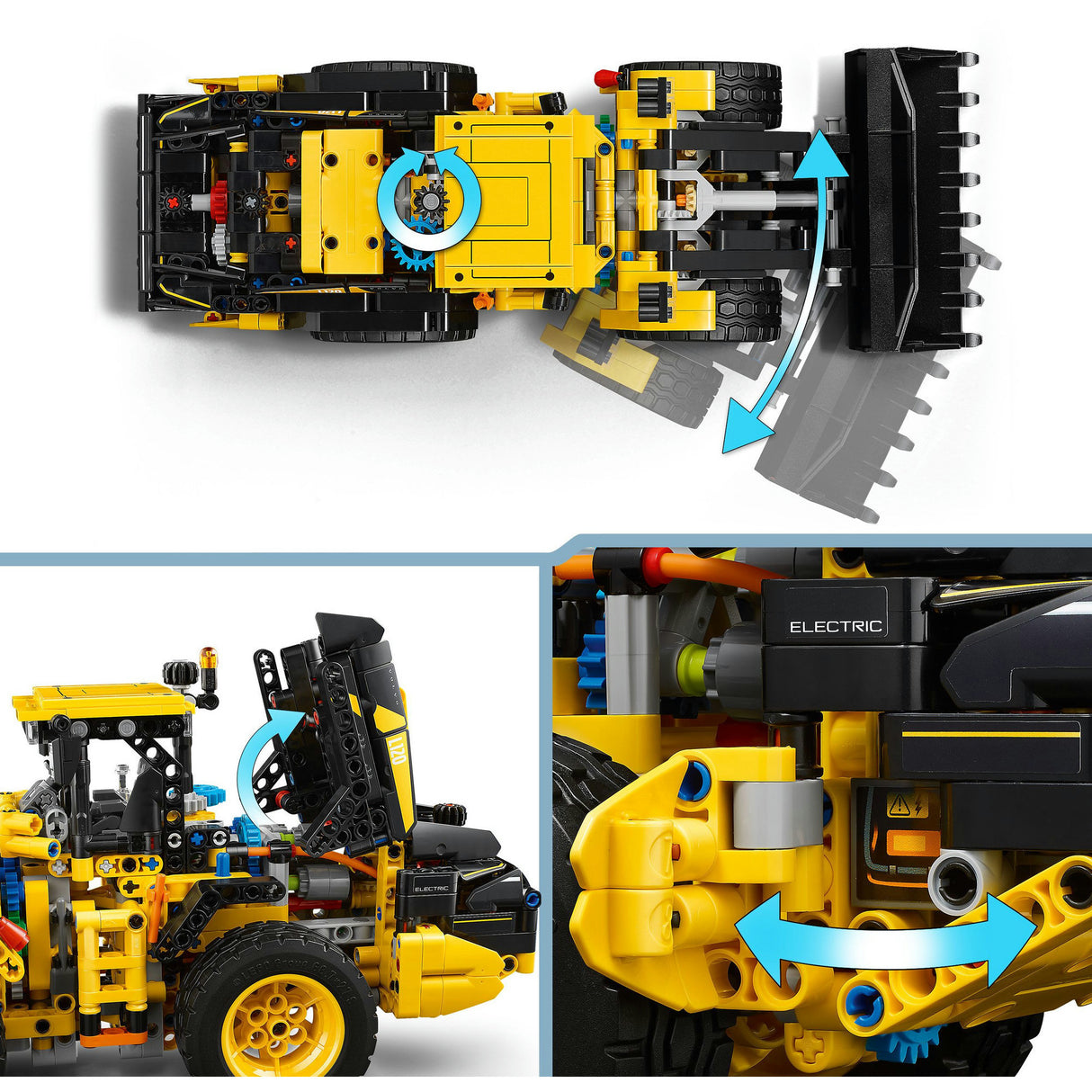 Lego technic 42209 chargeuse sur pneus électrique volvo l120