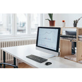 Kensington km150 eq ensemble de bureau sans fil (noir, disposition américaine (qwerty), membrane, 100%, 1200 dpi)