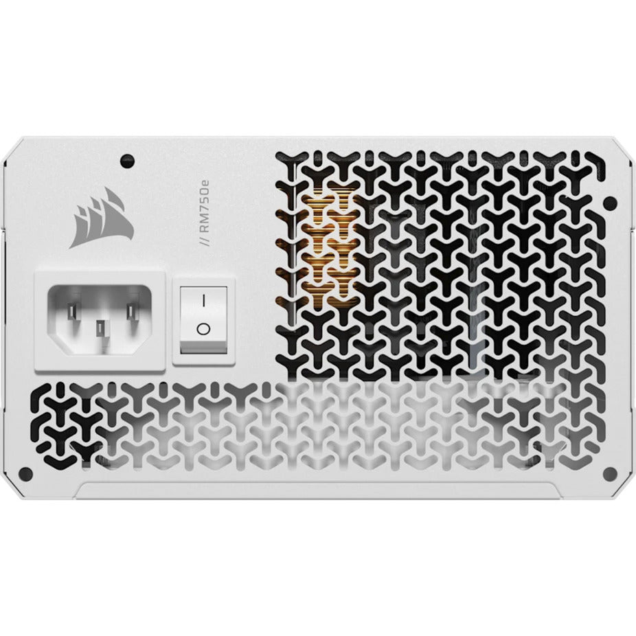 Corsair rm850e (2025) alimentation modulaire blanche 850 watts (blanc, 1x 12v-2x6, 2x pcie)