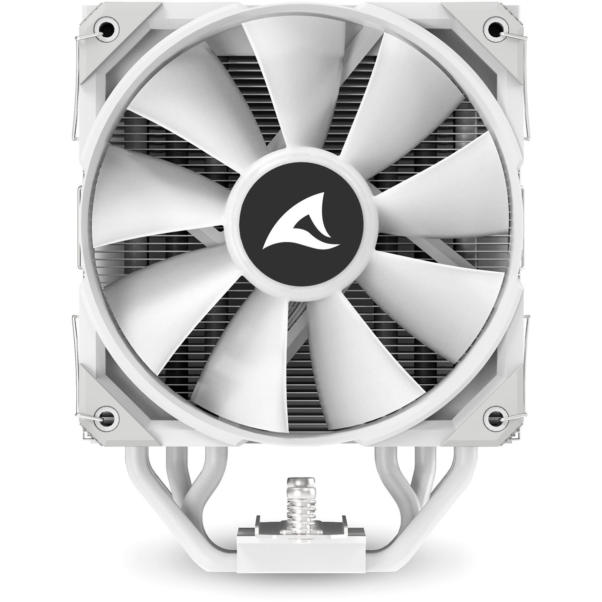 Refroidisseur de processeur Sharkoon a50 RVB (blanc, connecteur de ventilateur PWM à 4 broches)