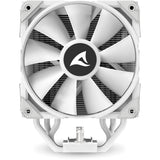 Refroidisseur de processeur Sharkoon a50 RVB (blanc, connecteur de ventilateur PWM à 4 broches)