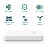 Tp-link omada eap615-wall ax1800 plaque murale wifi 6 point d'accès (blanc, poe)