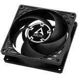 Ventilateur de boîtier Arctic p8 pwm pst (noir, 80 x 80 x 25 mm)