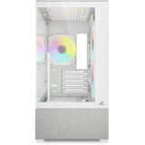 Boîtier mini tour Sharkoon mk7 argb (blanc | 2x USB-A | 1x USB-C | RVB | verre trempé)