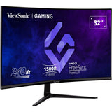 Moniteur de jeu incurvé Viewsonic vx3219-pc-mhd 32 (noir, 2x HDMI, 1x port d'affichage, 240 Hz)