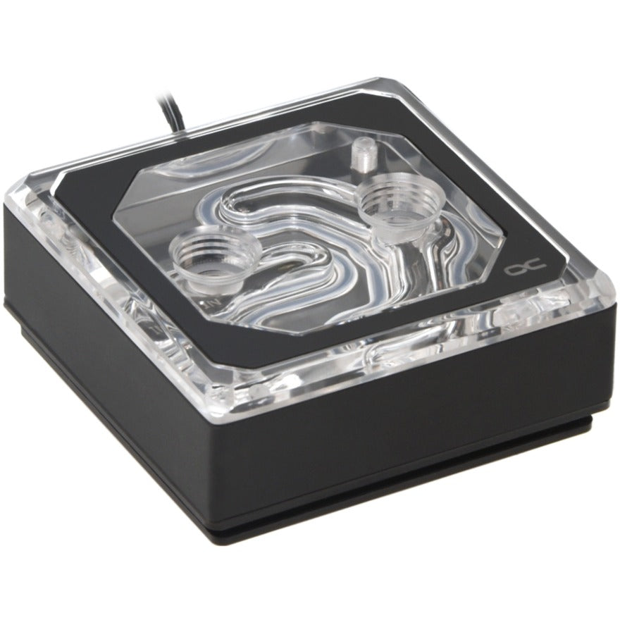 Alphacool eisblock xpx aurora edge refroidisseur de processeur noir acrylique (noir transparent)