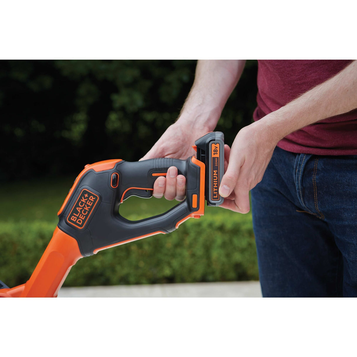 Coupe-herbe à batterie Black+decker stc1820pcb (orange noir, batterie non incluse)