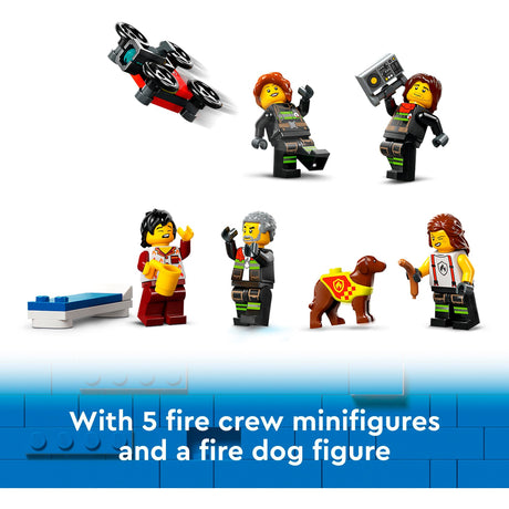 Caserne de pompiers et camion de pompiers Lego City - 60414