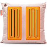 Coussin chauffant sans fil Cozy una Velvet 45 x 45 cm (rose clair, power bank 5000 mah)
