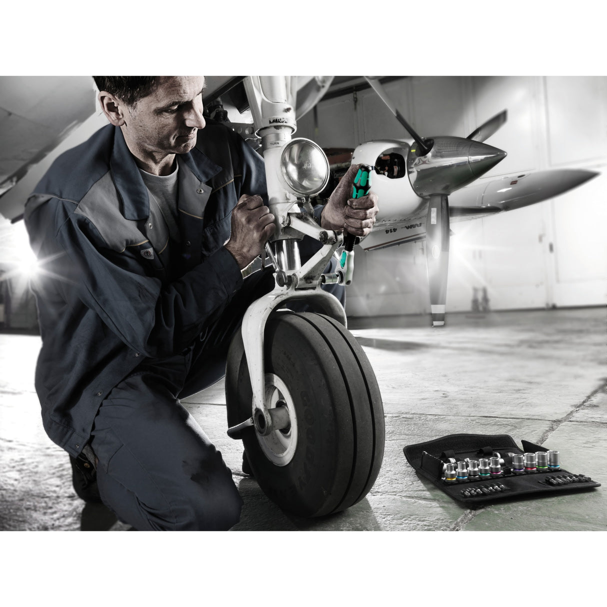 WERA 8100 SC 6 Zyklop Speed ​​Rattels Set, 1 2 Drive