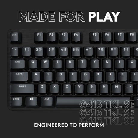 Logitech G413 TKL SE Clavier de jeu mécanique