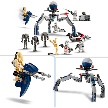Pack de combat Lego Star Wars Clone Trooper™ Battle Droid™ - 75372