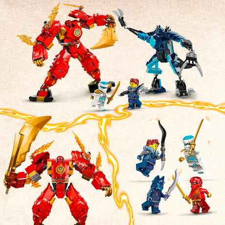Lego Ninjago 71808 Le robot de feu élémentaire Kais