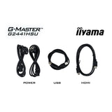Moniteur de jeu Iiyama G-Master Black Hawk G2441HSU-B1 23,8 (noir, HDMI, DisplayPort, 2x USB-A, USB-B, 144 Hz)