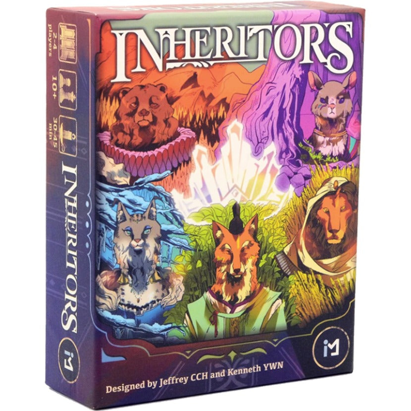 Jeu de cartes des héritiers du réseau de joueurs européens (anglais, 2 à 4 joueurs, 30 à 45 minutes, à partir de 10 ans)