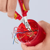 Pince électronique Knipex super Knips® VDE 78 06 125 (rouge jaune)
