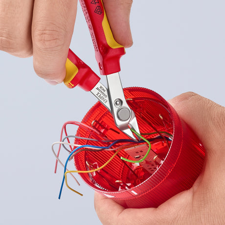 Pince électronique Knipex super Knips® VDE 78 06 125 (rouge jaune)