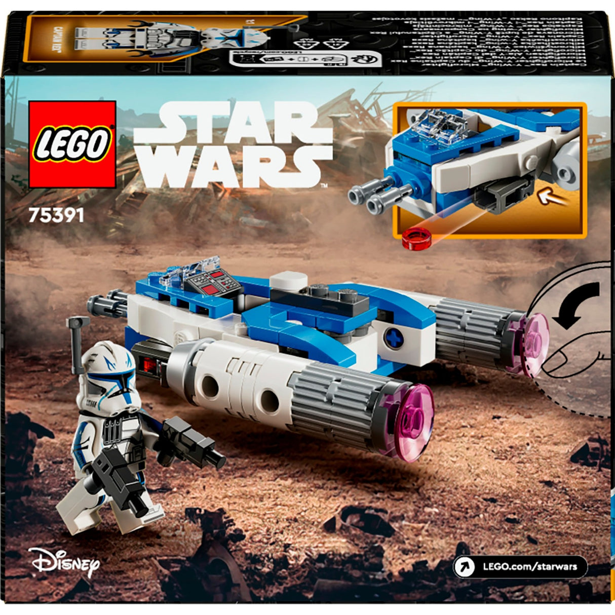 Lego Star Wars 75391 Capitaine Rex Y-Wing Microfighter