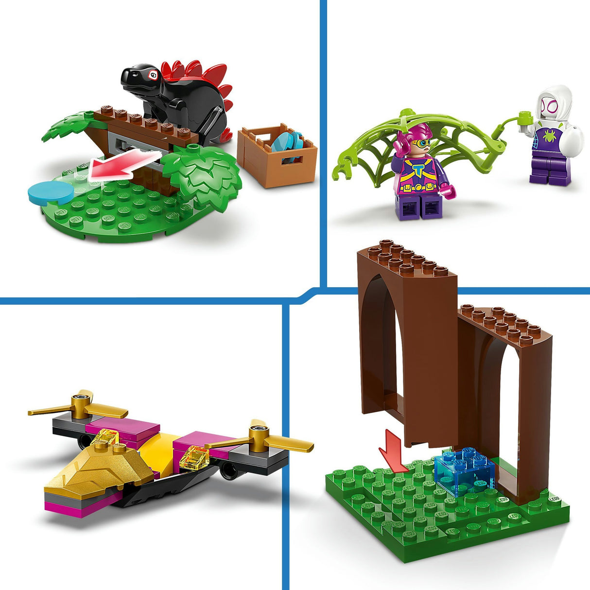 Lego Spidey 11200 Spidey et le rapace de Gobby se battent dans la cabane dans les arbres