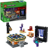 Lego minecraft 21584 voyage vers le bas et le portail final