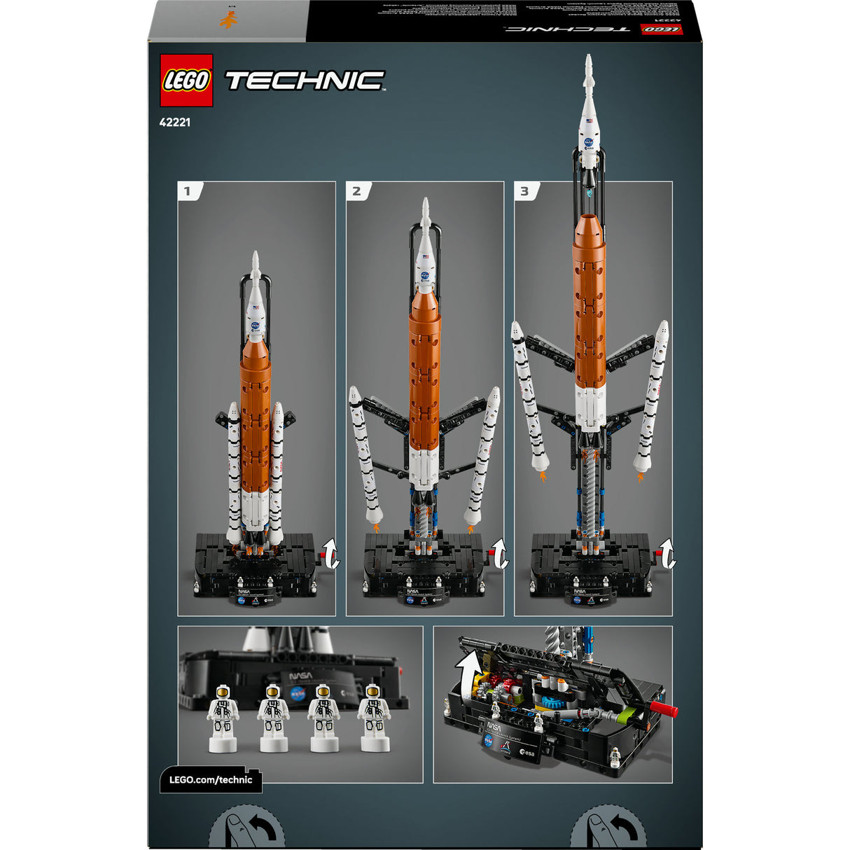 Lego technic 42221, la fusée spatiale NASA Artemis