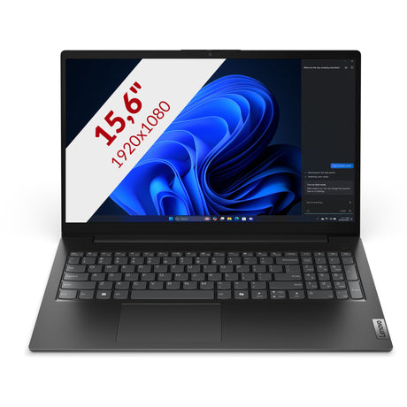 Lenovo v15 g5 irl (83gw00hkmh) 15.6 laptop (zwart | i5-13420h | uhd graphics | 16 gb | 512 gb ssd)