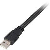Delock Câble en Y 2x USB-A 2.0 mâle > 1 x câble répartiteur USB-A 2.0 femelle (noir rouge, 0,2 mètre)