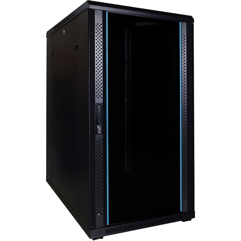 Armoire serveur Dsi 22u avec porte vitrée - rack serveur ds6822 (noir, 600 x 800 x 1200 mm)