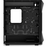 Boîtier tour midi Sharkoon rev300 (noir | 4x USB-A | 1x USB-C | RVB | verre trempé)