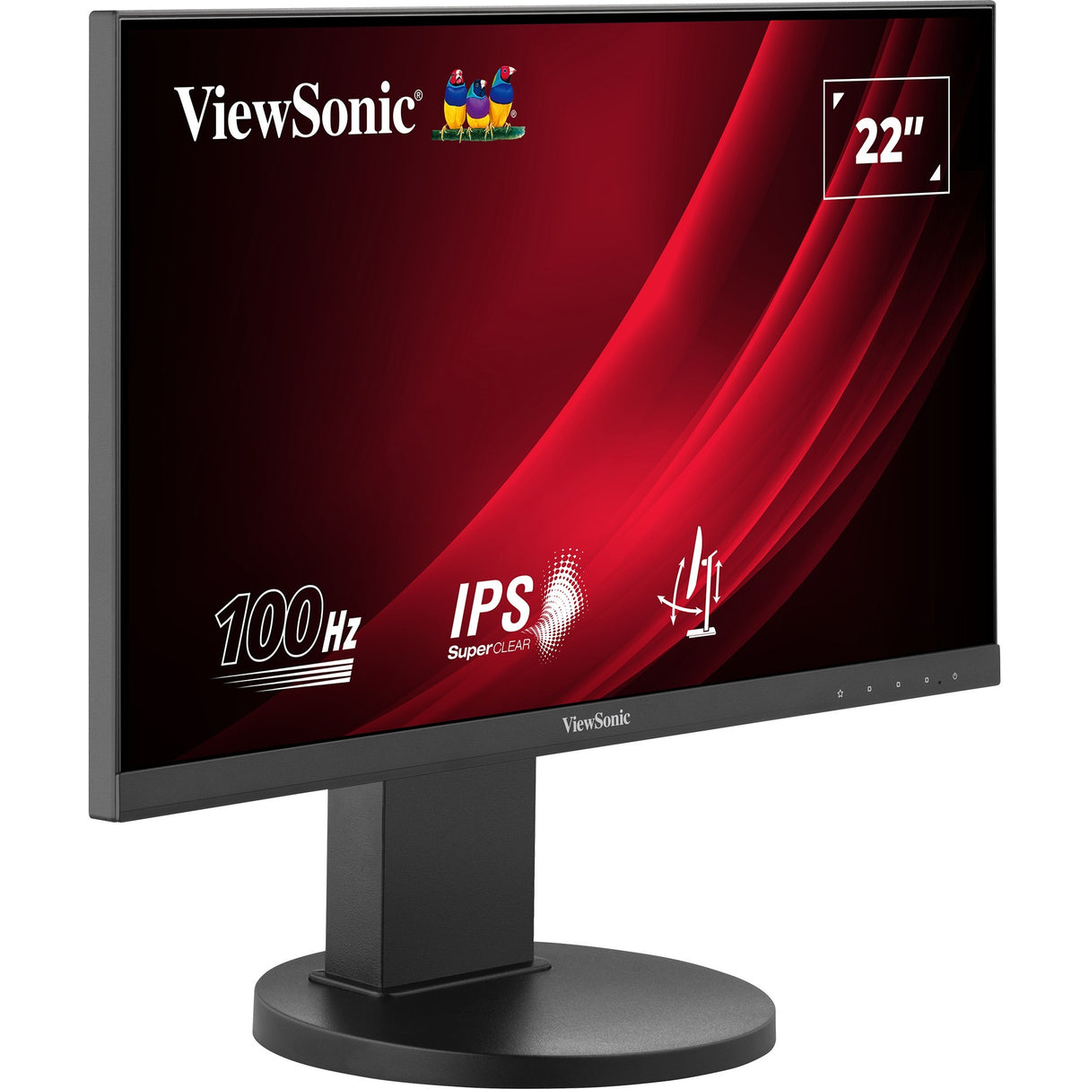 Moniteur Viewsonic vg2208a-hd 22 (noir, 1x hdmi, vga, 100 hz)