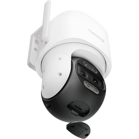 Caméra extérieure à double objectif Reolink 4K - WiFi 2,4 5 GHz - suivi automatique du zoom - inclinaison panoramique - recherche vidéo AI - série trackmix W760