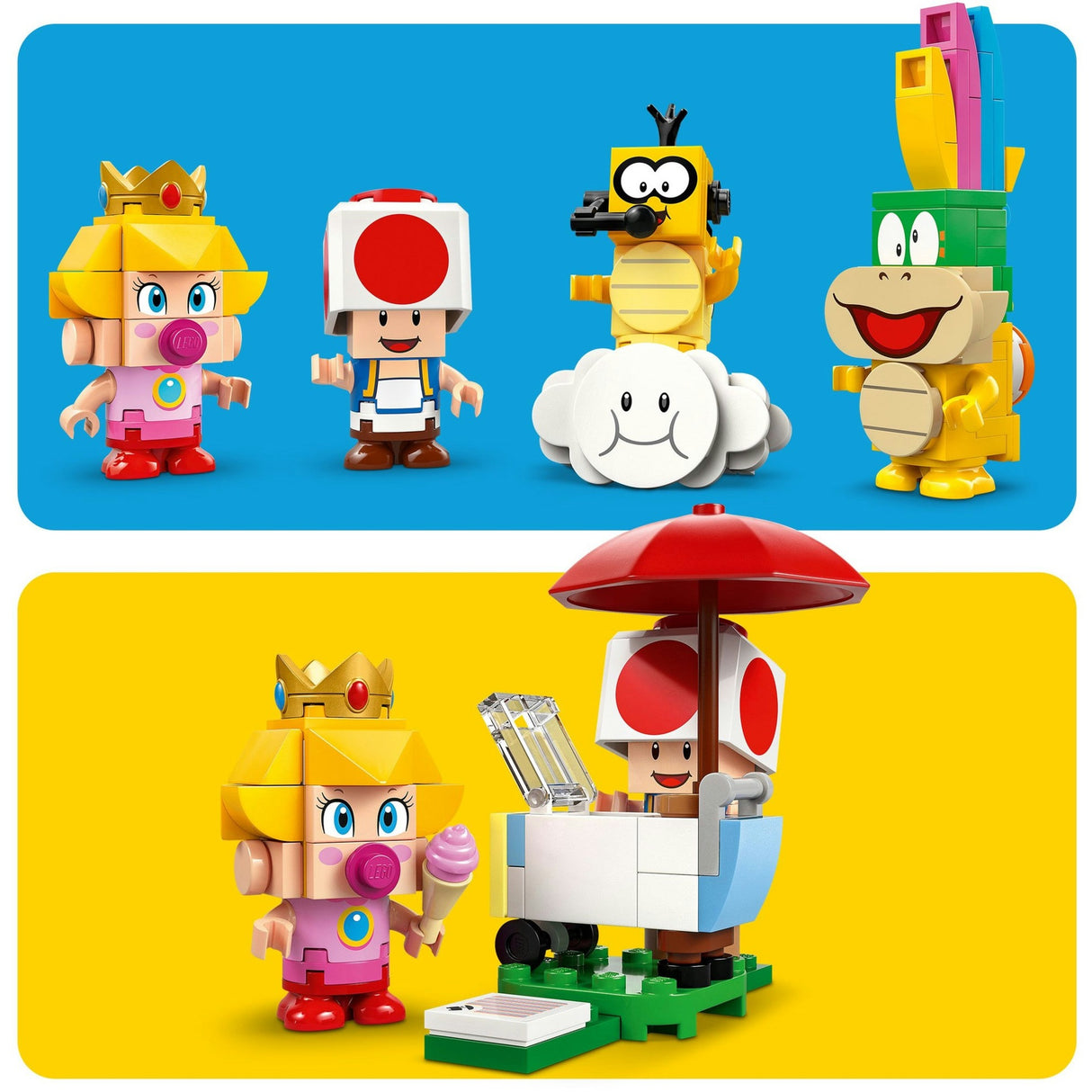Lego Super Mario 72036 Mario Kart Baby Peach et Grand Prix