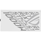 Alimentation modulaire Asus rog strix platine blanc édition 1000 watts (blanc, 1x 12v-2x6, 4x pcie)