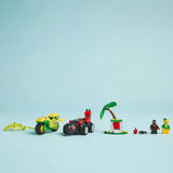 Lego Spidey 11198 Spider et poursuite électrique avec des véhicules dinosaures