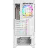 Boîtier tour midi en maille Xyz PC Gear Airone 300-X (blanc | 1x USB-A | 1x USB-C | Verre trempé)