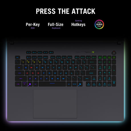 Ordinateur portable de jeu Asus ROG Strix G18 G815LR-S9103W 18 Copilot+ (noir gris | Core Ultra 9 275HX | RTX 5070 Ti | 32 Go | SSD 2 To)