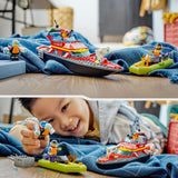 Jouet de feu de bateau de sauvetage Lego City pour enfants - 60373
