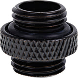 Alphacool eiszapfen double raccord g1 4 filetage extérieur vers g1 4 raccord fileté extérieur (noir, pour tuyaux souples (PVC, silicone, néoprène))