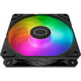 Ventilateur de boîtier Cooler master sickleflow edge 120 argb (noir, 120 x 120 x 25 mm, pwm, avec contrôleur mini LED a1)