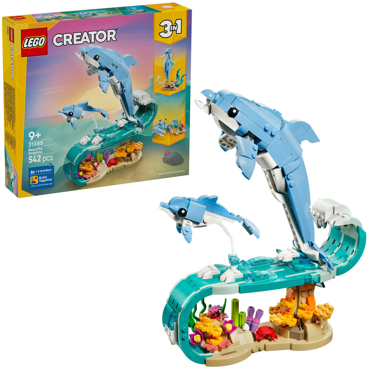 Lego créateur 31385 animaux marins beaux dauphins