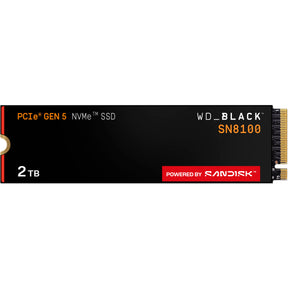 SSD WD Black Sn8100 2 To (PCIe 5.0 x4, NVMe 2.0, M.2 2280)