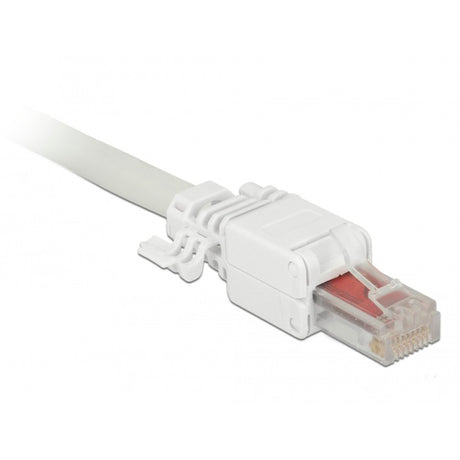 Delock fiche rj45 cat.6 utp fiche sans outil (blanc, 2 pièces)
