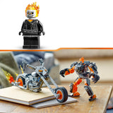 Lego Marvel - Jouet de construction de moto Mech Ghost Rider (76245)